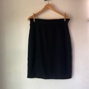 Vintage Thierry Mugler 14 Wool Pencil Skirt